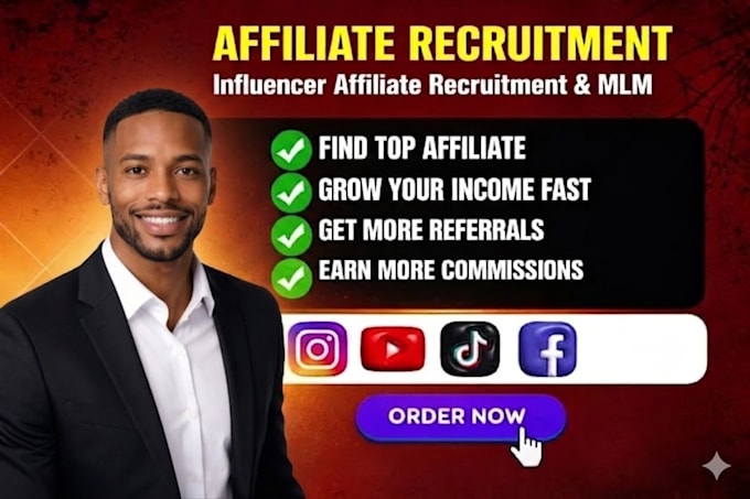 affiliate program promotion, recruit affiliate marketer, affiliate recruitment