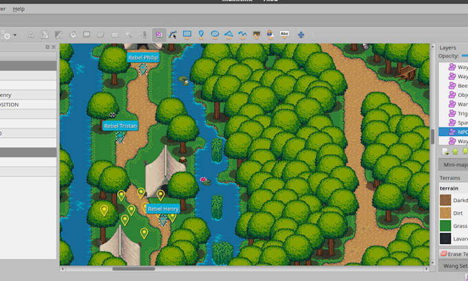 design custom tiled map tiled map, tileset, tile map editing  using tiled editor