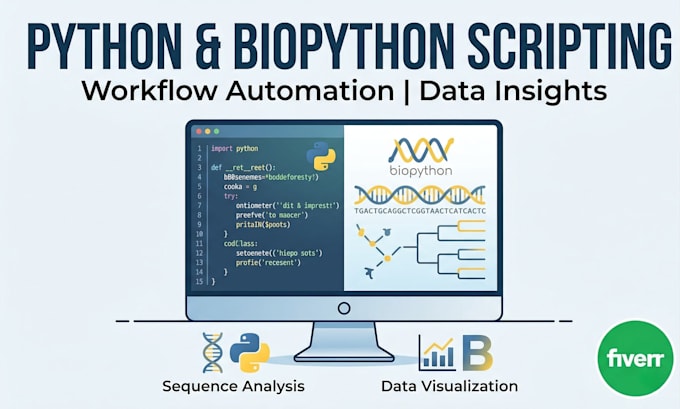 write python script for biology and bioinformatics problems