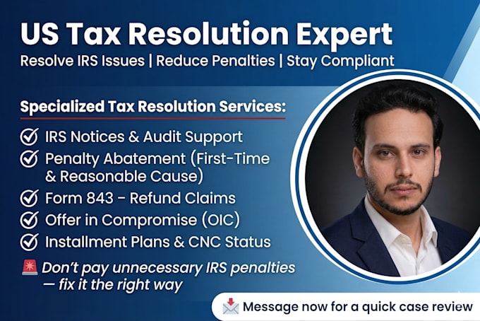 assist with irs audit help and back taxes resolution