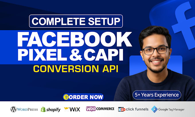 setup or fix shopify meta facebook pixel conversion api tracking via gtm, ga4