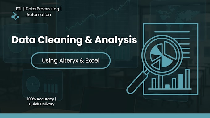do data cleaning  and workflow automation using alteryx