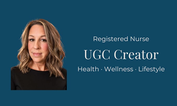 create high converting ugc videos as a registered nurse for any brand or product