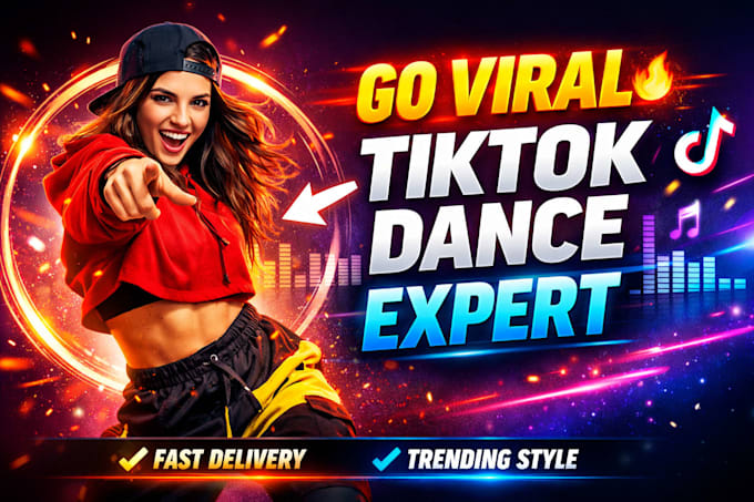 do viral tiktok dance video, group dance challenge, choreography dance