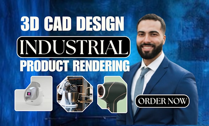 Do industrial 3d cad model, 3d product design and rendering by Jade ...