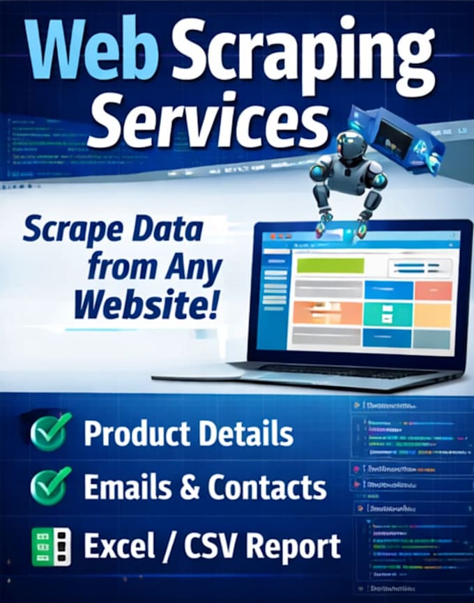 scrape data from any website using python and selenium