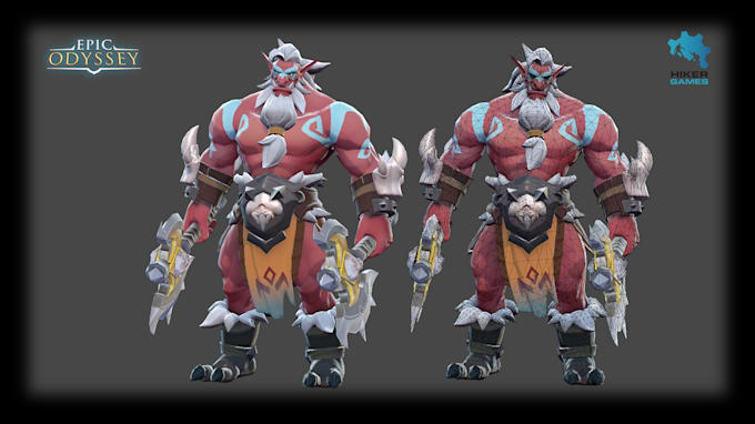 model custom 3d anime characters for games, animation, and printing
