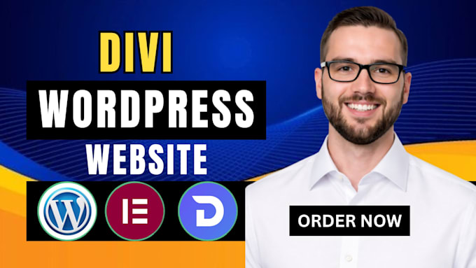 create wordpress website divi, clone design, optimize speed up elementor