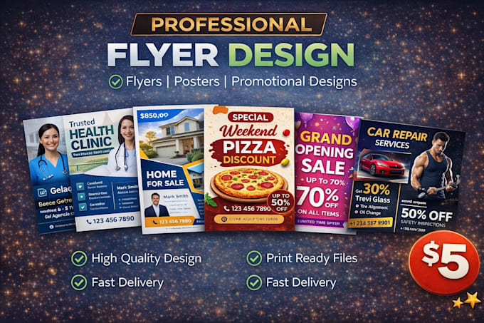 Design professional flyer, poster and promotional design by Aicraft_pro ...