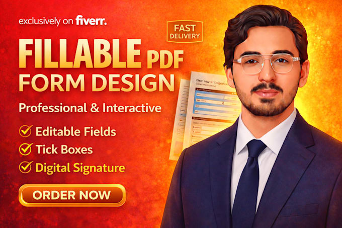 create fillable PDF, editable and interactive PDF