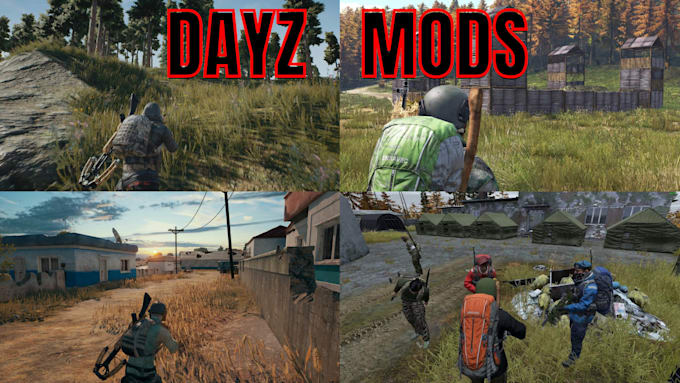 setup custom dayz sever maps, loot system, dayz building, server mods