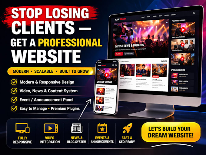 build a professional website that converts visitors into clients
