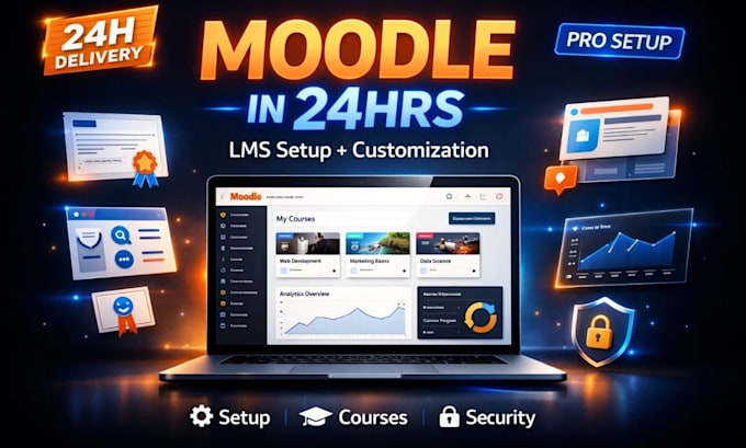 setup, customize moodle lms elearning lms development moodle google classroom