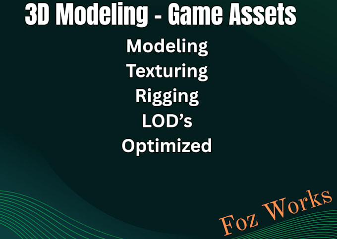 create 3d game assets