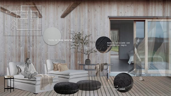 design your interior space for airbnb or residential projects