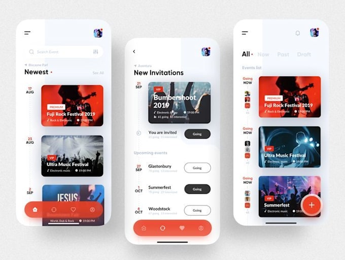 develop event booking app, ticket booking app, event management app, eventbrite