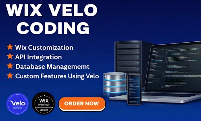 develop a custom wix velo website with advanced functionality