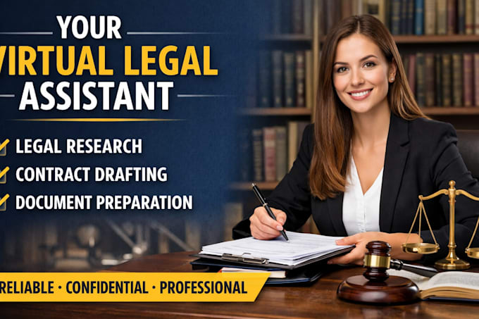 do legal writing, research and contract drafting as your legal assistant