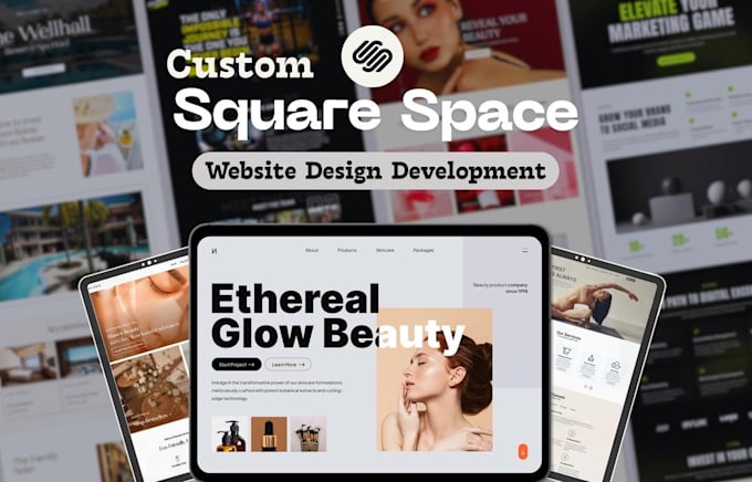 squarespace website, squarespace website design, website development squarespace