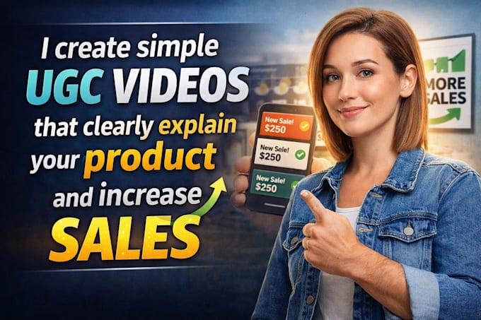 create simple ugc videos that clearly explain your product and increase sales