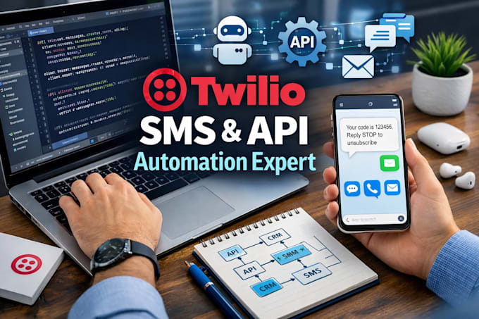 fix twilio SMS and API automation for chatbots and CRM systems