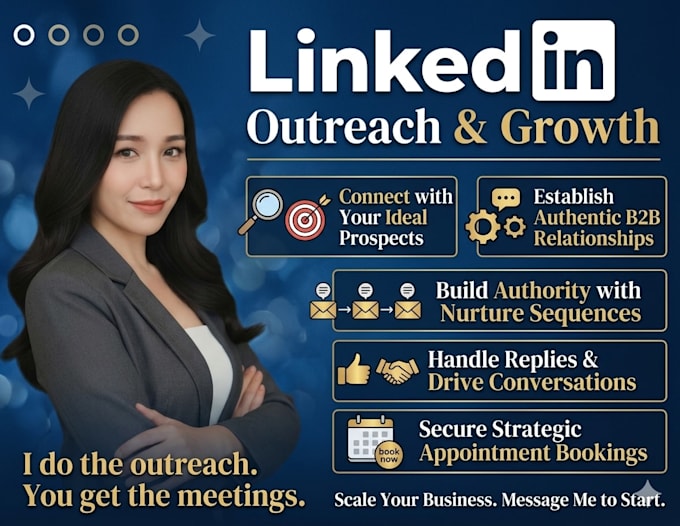 do linkedin outreach and connection grow