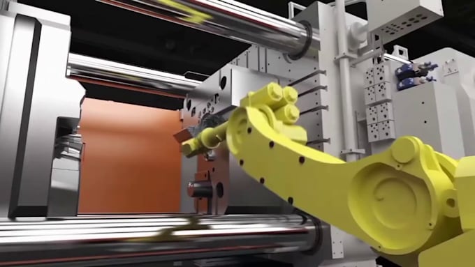 create 3d industrial animation, product assembly instruction and explainer video
