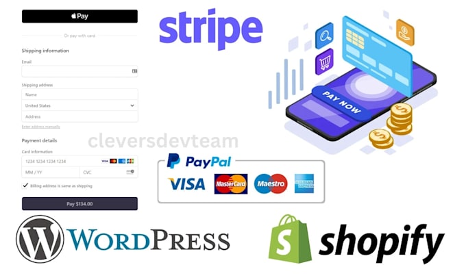 intergrate stripe paypal any payment gateway with php sql