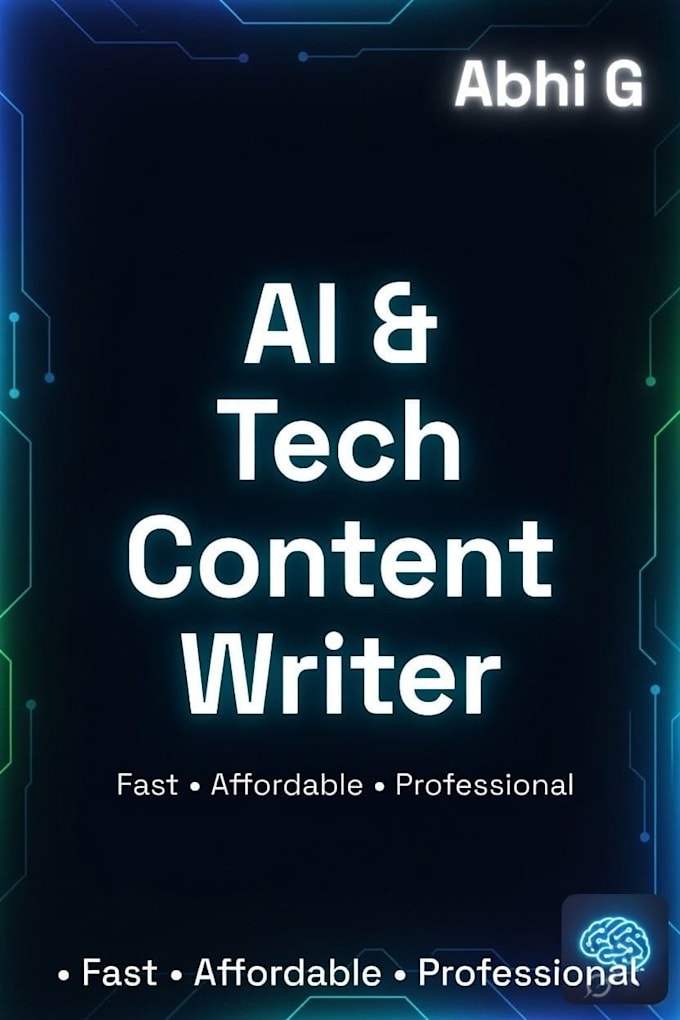 write SEO friendly ai and tech articles