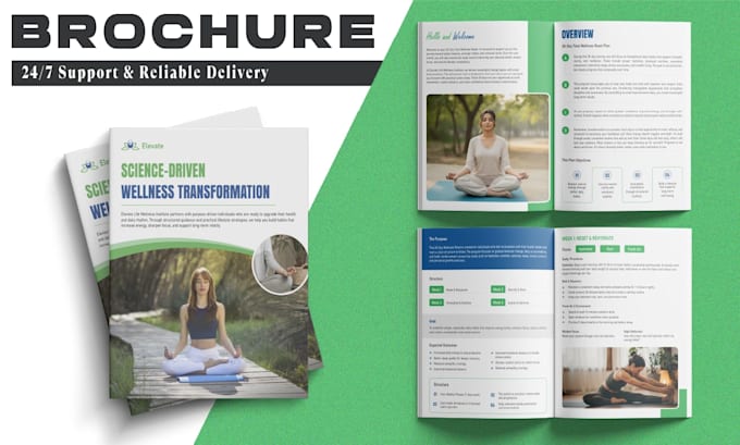 brochure design, product booklet, and catalog design