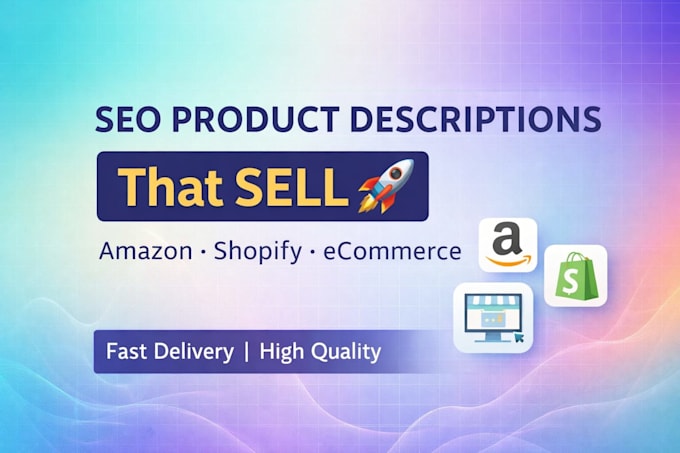 write SEO product descriptions that sell