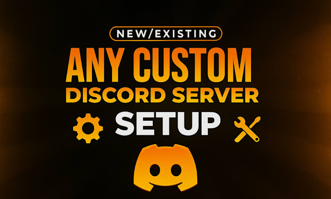 do professional discord server setup and custom discord bot