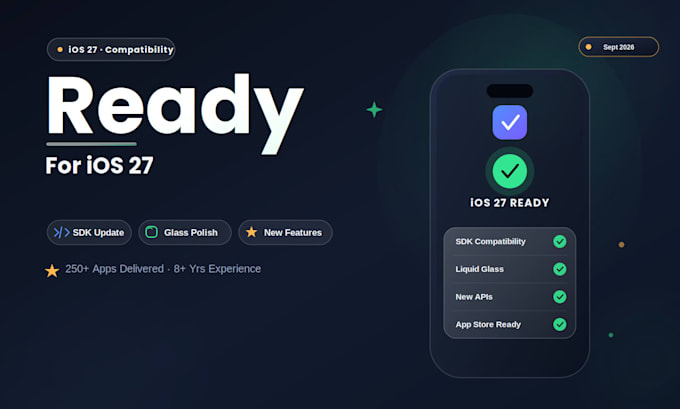 update and prepare your ios app for ios 27