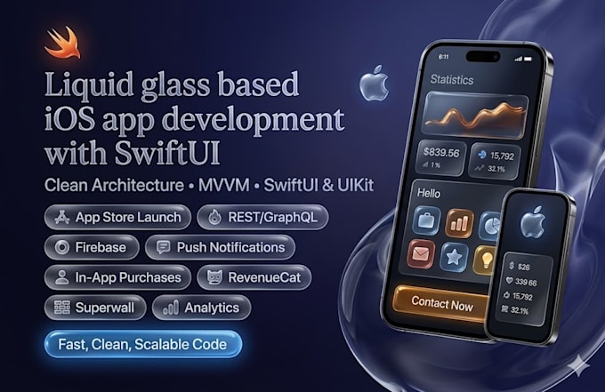 develop liquid glass ios 26 app with swiftui