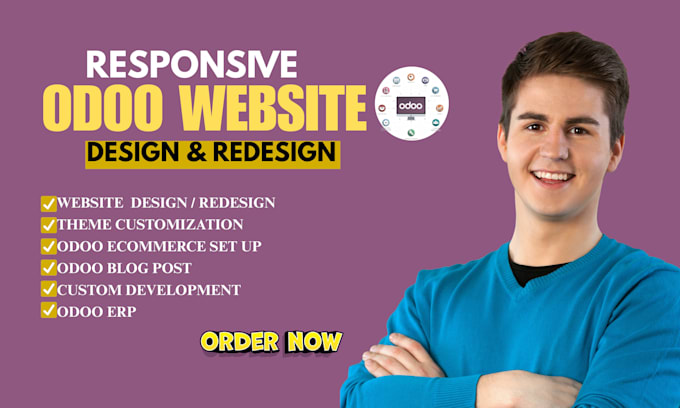 design odoo website, odoo ecommerce, odoo developer, business website