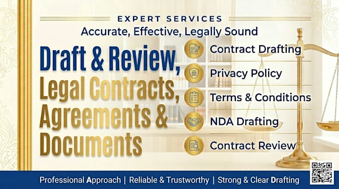 draft ndas, service agreements, and business contracts