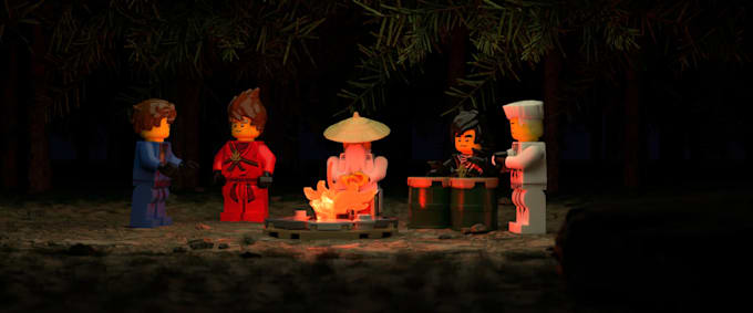 make custom 3d lego animations with cinematic quality