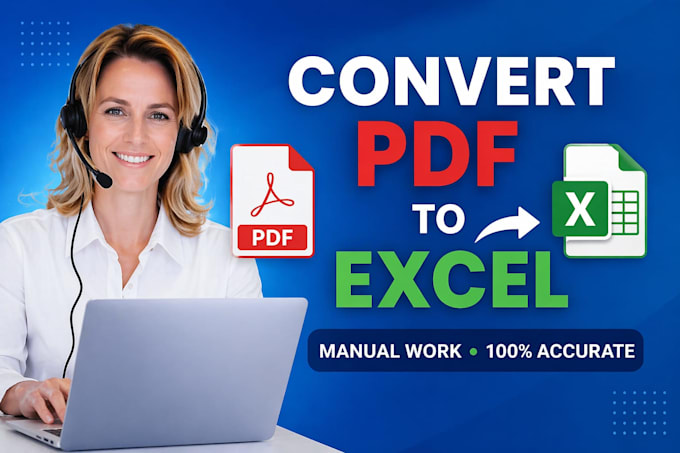 convert scanned PDF invoices to excel manually and precisely