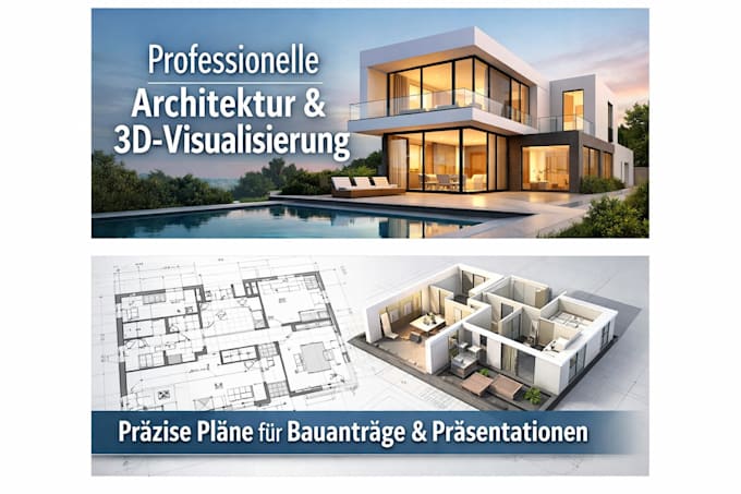 architekturplan, visualisierung, technische konzepte