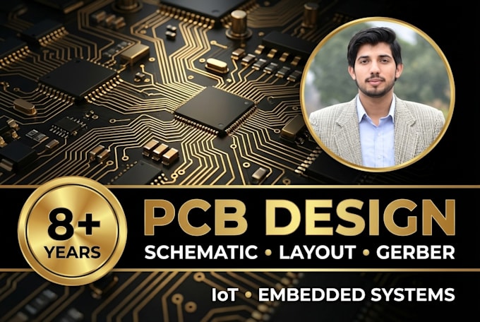 design pcb schematic and pcb layout for your electronics product