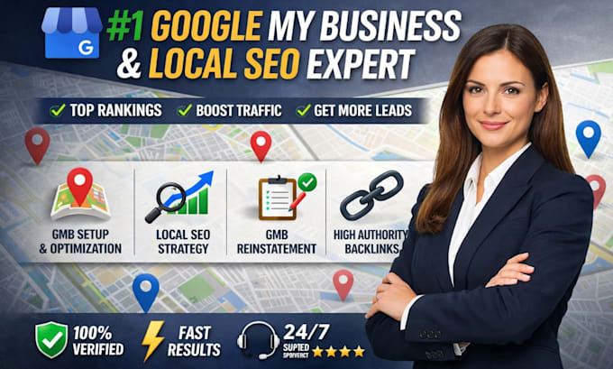 Optimize google my business gmb and rank your business on maps fast by ...