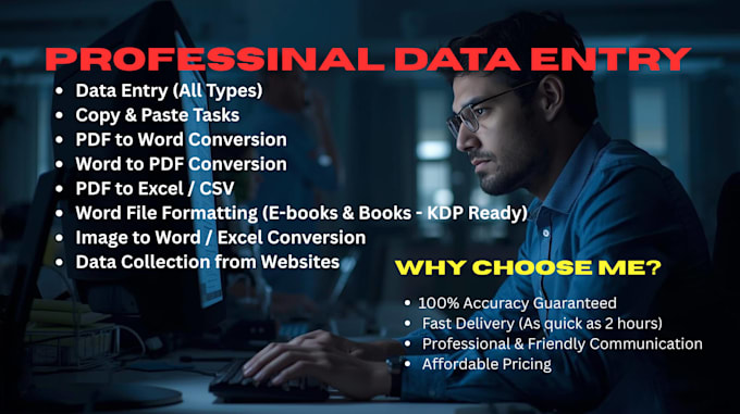 do fastest data entry and typing work