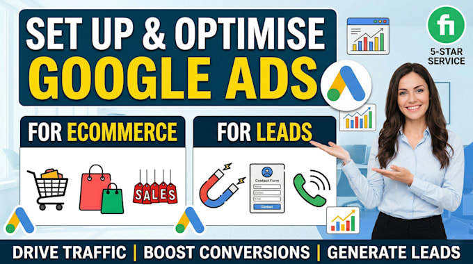Scale your google ads for more leads and higher roas by Karina_han | Fiverr