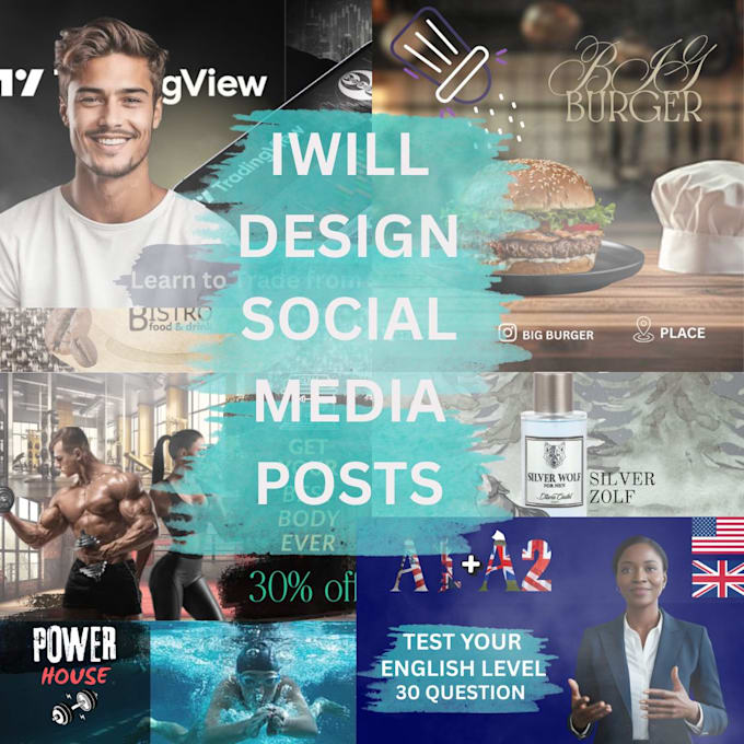 Design eye catching social media posts by Merwandesigns | Fiverr