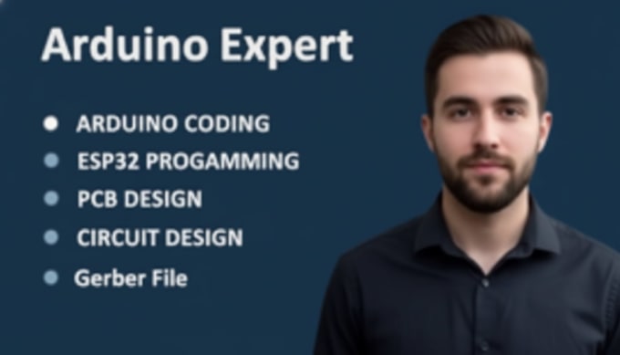 code arduino project, program esp32, do electronic circuit and create pcb design