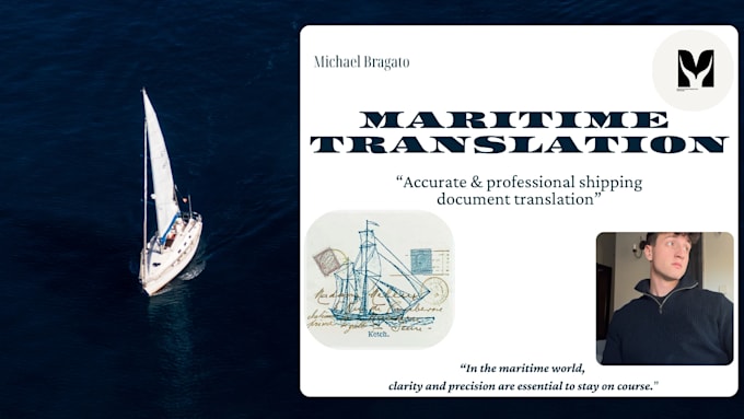 translate maritime and shipping documents from IT to en