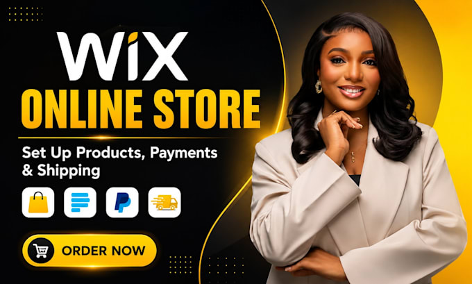 create a wix online store, set up products, payments, and shipping