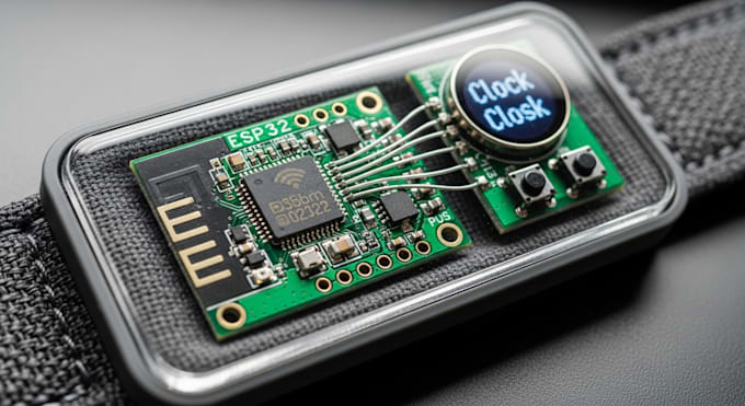 design wearable electronics and esp32 pcb