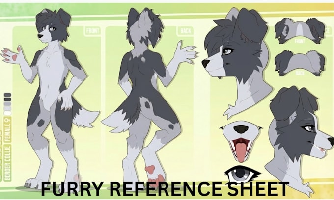 furry ref sheet anthro nsfw furry reference sheet fursona ref sheet