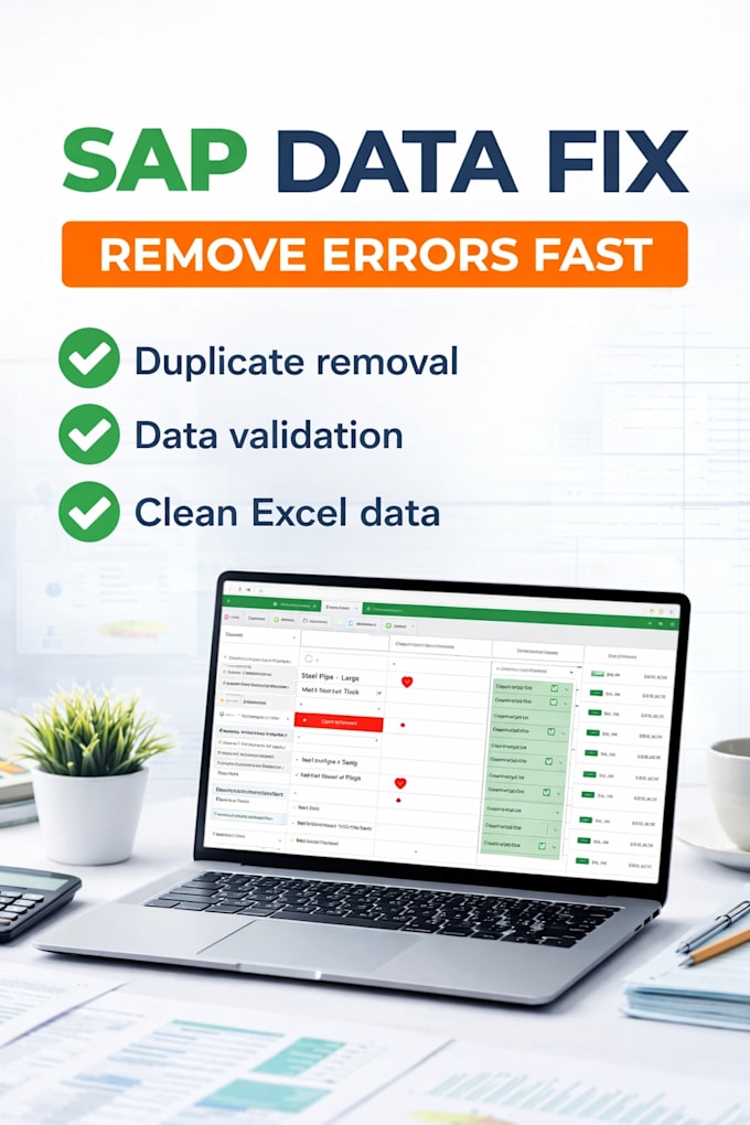 clean and validate your sap material master data